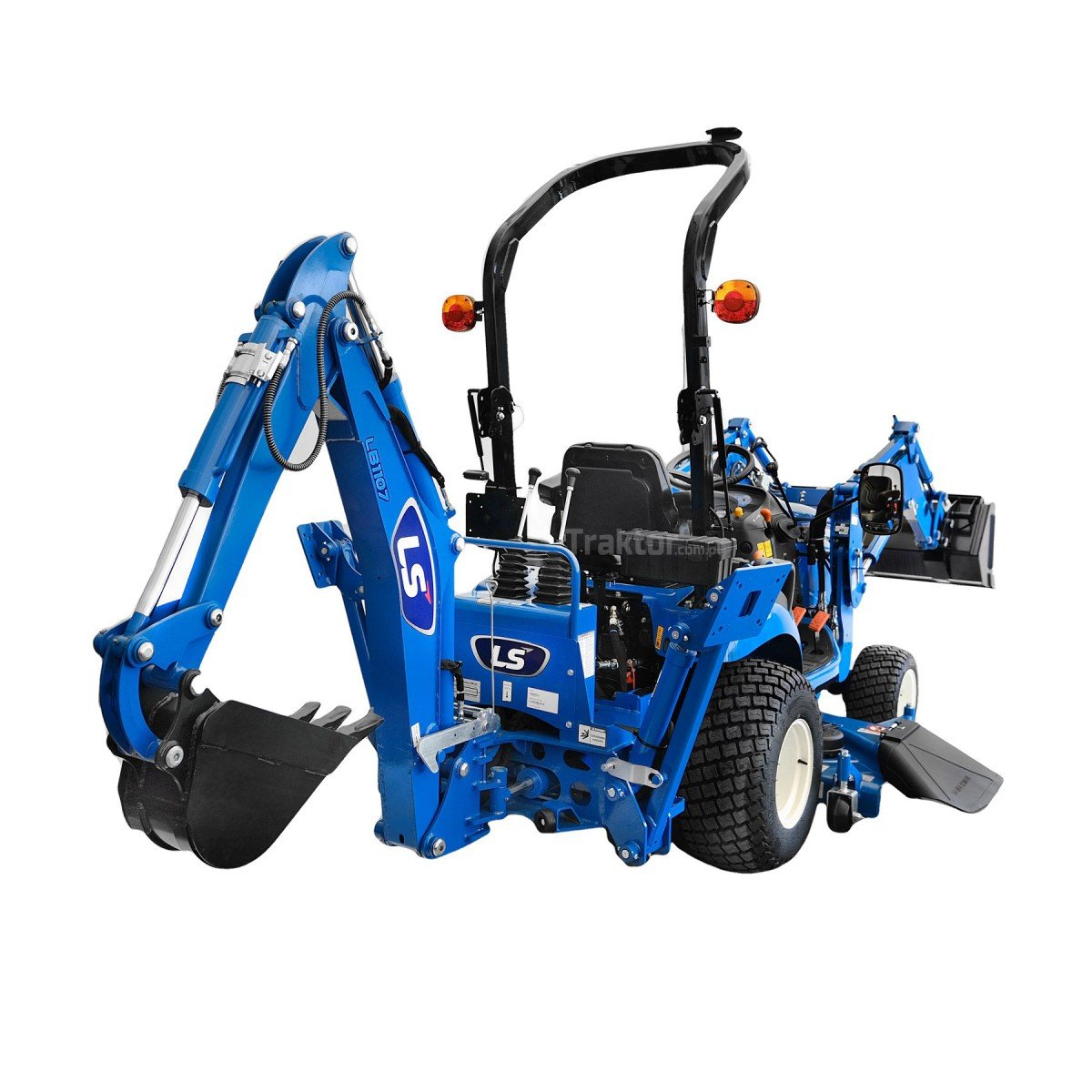LS Tractor MT1.25 4×4 – 24.7 KM / TURF + koparka LB1107 + ładowacz TUR LL1100 + kosiarka LM1160 - obrazek 5